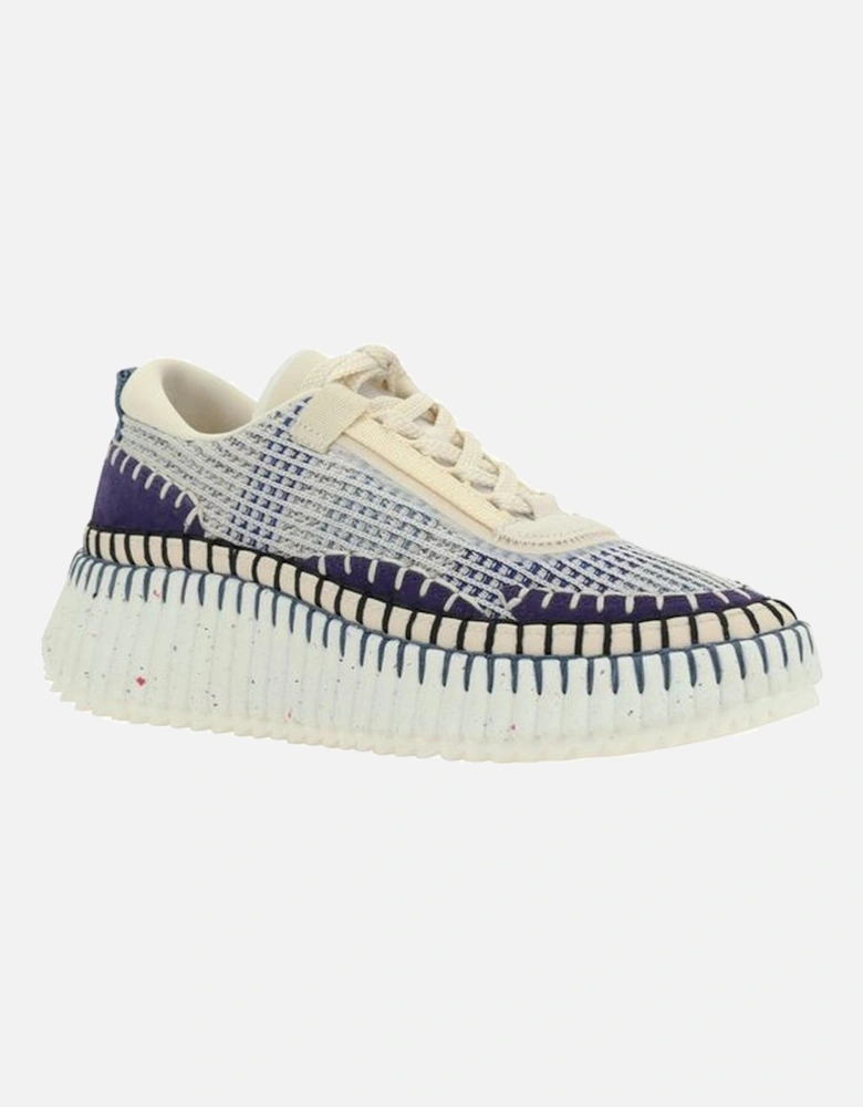 Nama Lace-Up Mesh Sneakers with Textured Sole Women - Multicolor