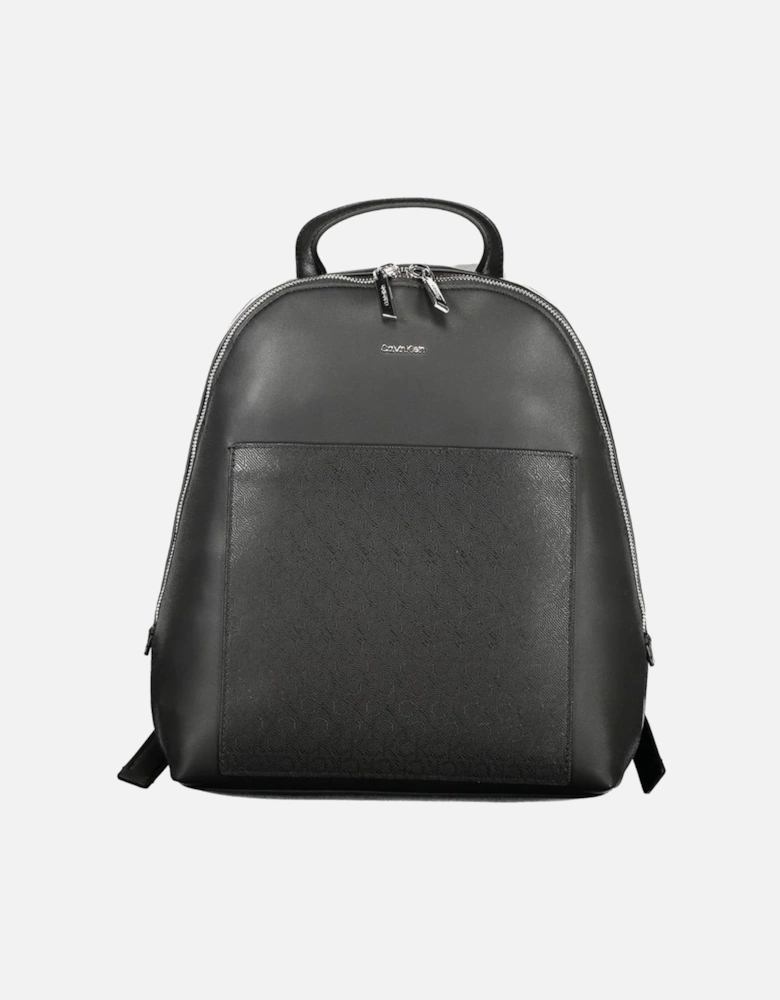 Eco-Friendly Urban Appeal Backpack with Pockets Women - Black