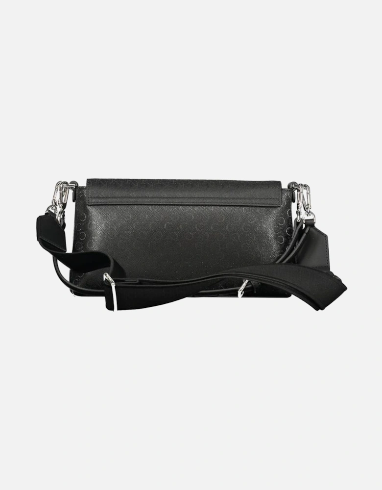 Urban Elegance Shoulder Handbag with Adjustable Strap Women - Black