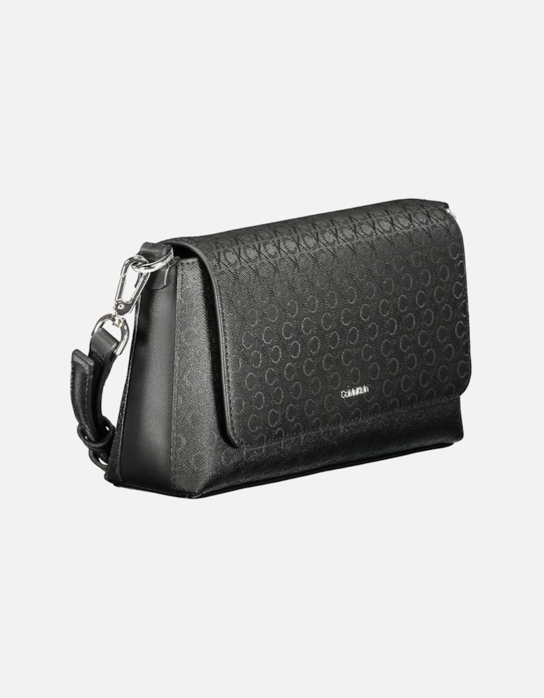 Urban Elegance Shoulder Handbag with Adjustable Strap Women - Black