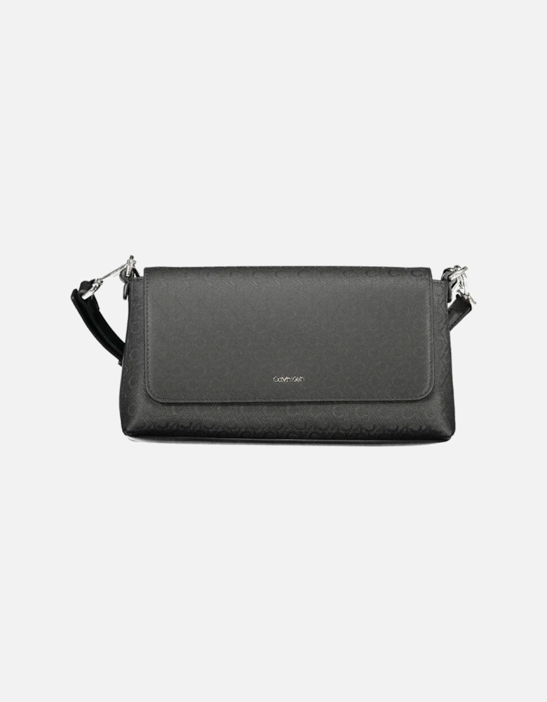 Urban Elegance Shoulder Handbag with Adjustable Strap Women - Black
