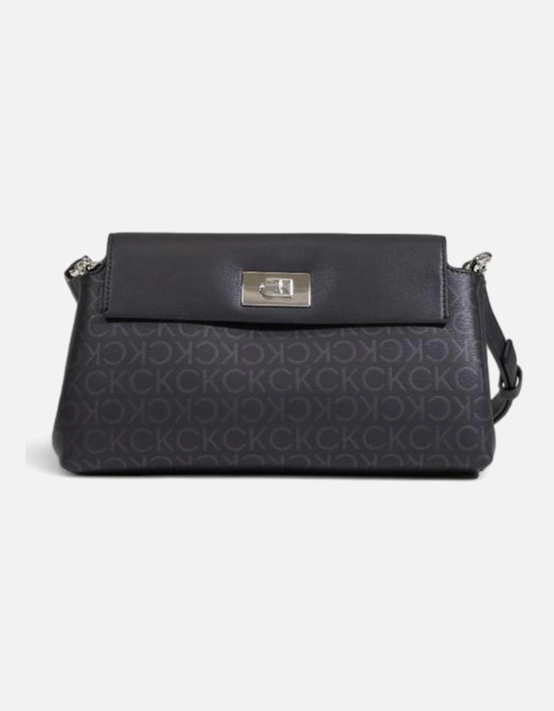 Recycled Polyester Quilted Tote Bag Women - Black Handbags