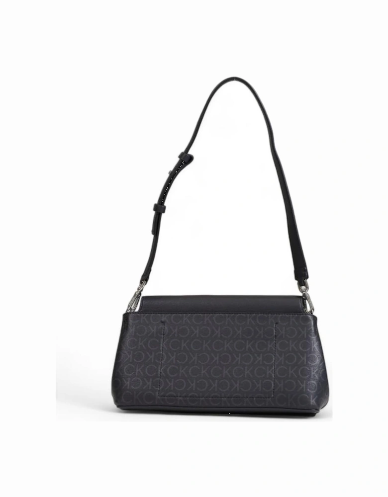 Recycled Polyester Quilted Tote Bag Women - Black Handbags