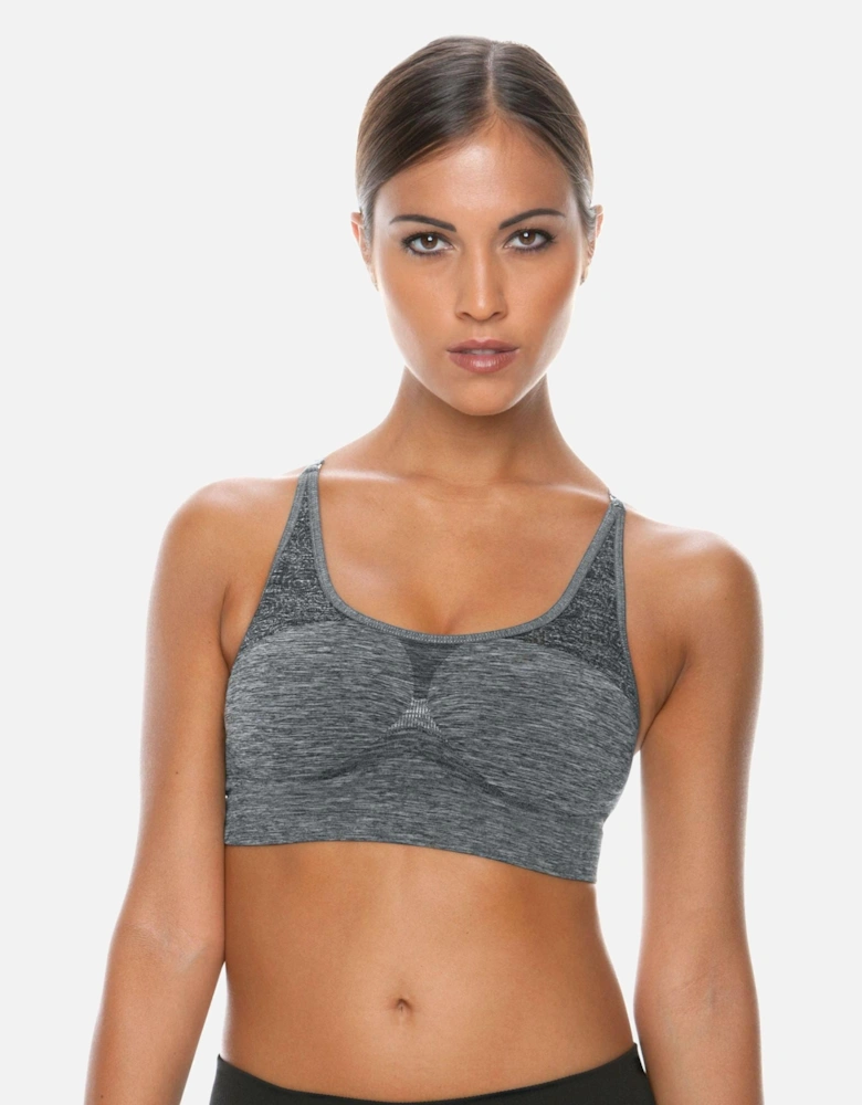 Luxury Bra by Women - Melangegrey
