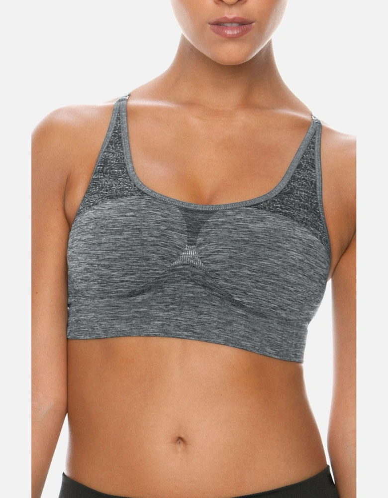 Luxury Bra by Women - Melangegrey