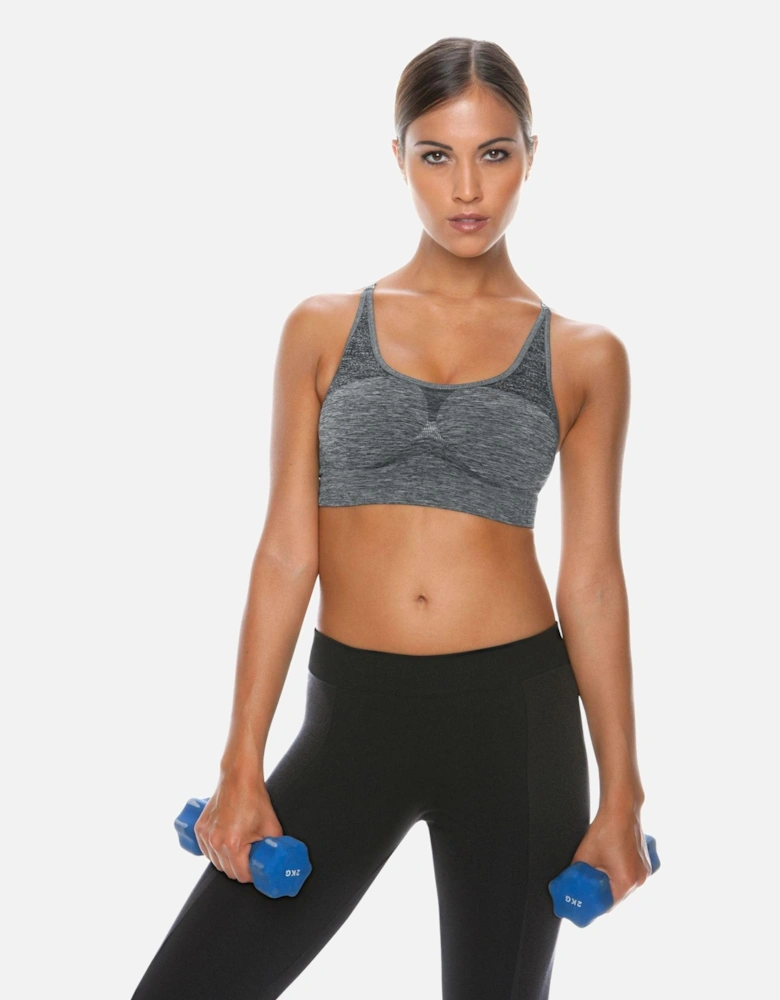 Luxury Bra by Women - Melangegrey