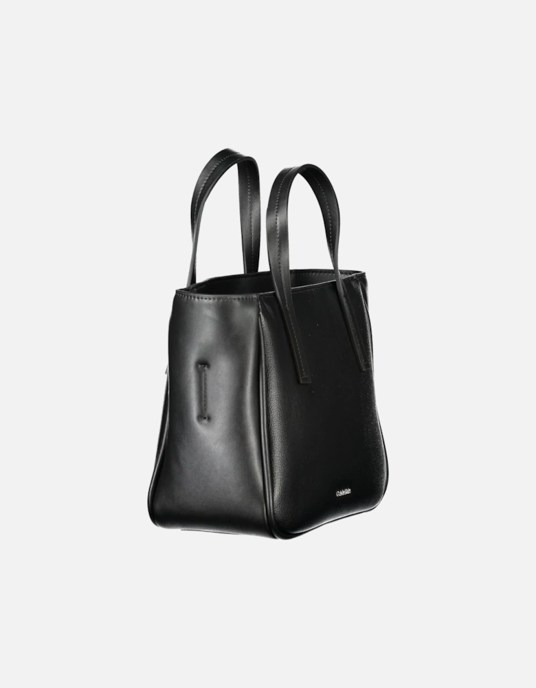 Textured Wool Blend Oversized Coat Women - Black Handbags