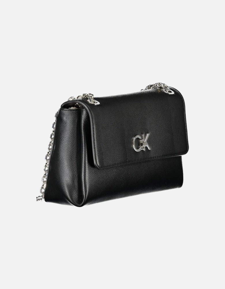 Leather Quilted Crossbody Bag Women - Black Handbags