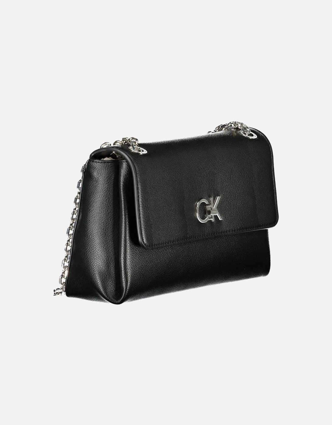 Leather Quilted Crossbody Bag Women - Black Handbags