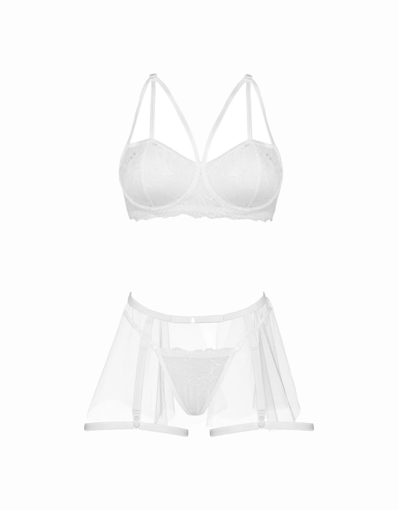 BN Peony Set Women - White Lingerie Sets