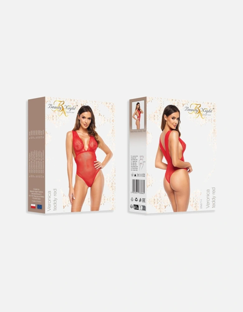 BN Veronica Teddy Red Women Teddies