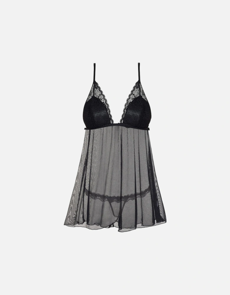 Luxury Bra Lace by Women - Black Chemises