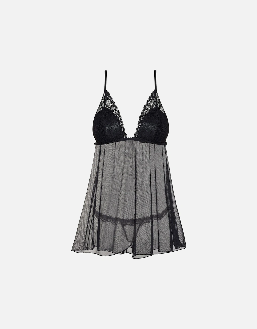 Luxury Bra Lace by Women - Black Chemises