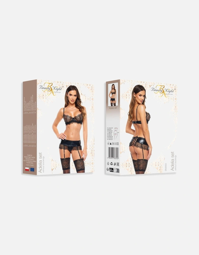 Lingerie Set Lace by Women - Black Lingerie Sets