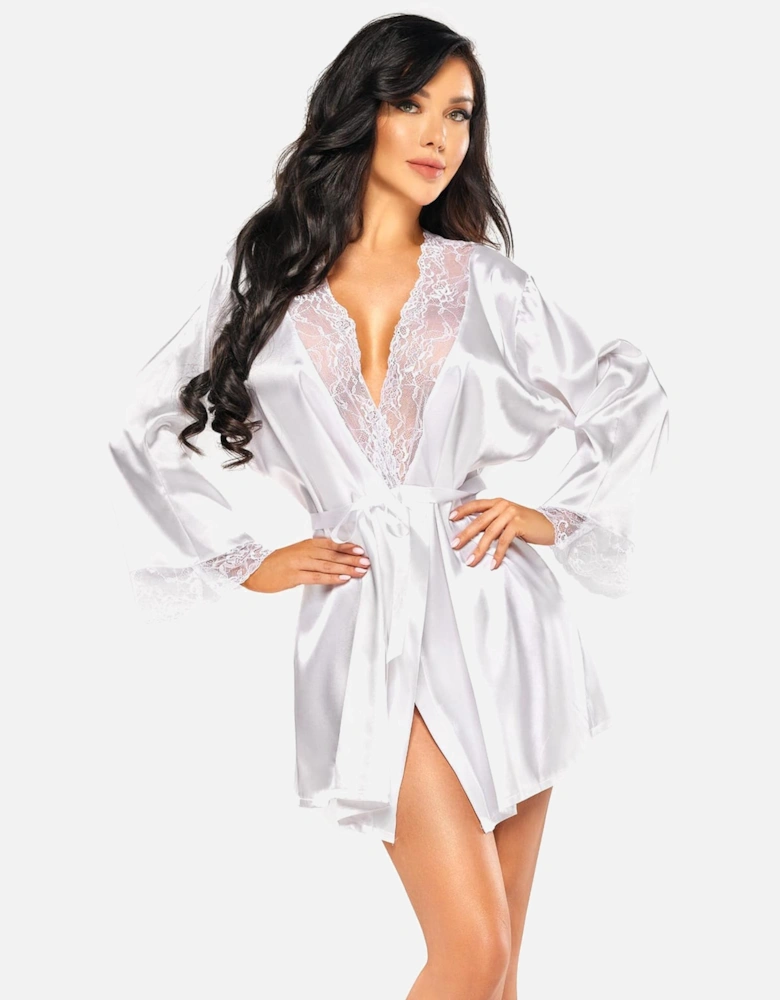 BN6672 Sherie Peignoir White Women - Default Title Honeymoon