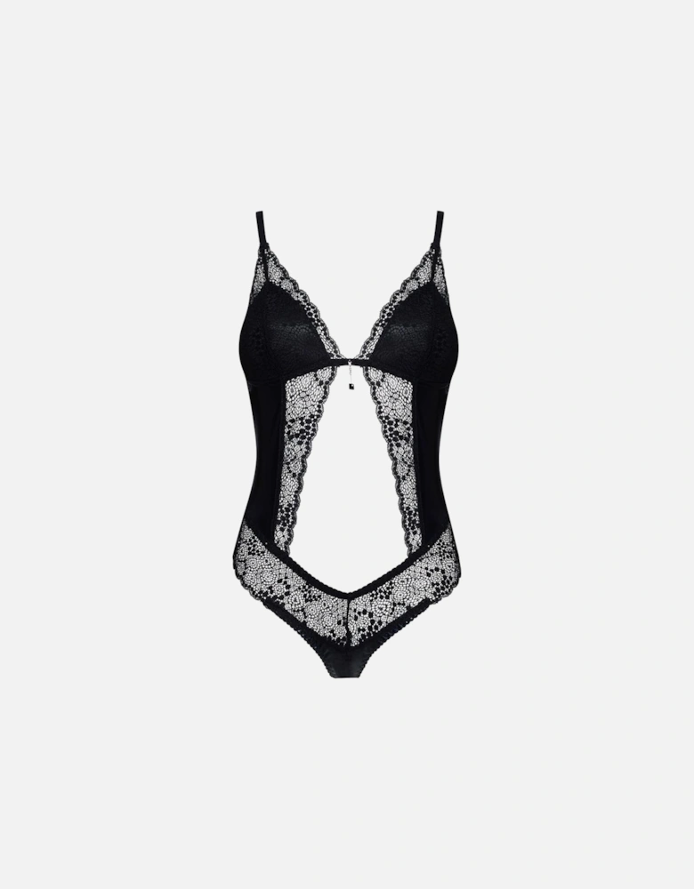 Seductive Teddy Lace by Women - Black Teddies