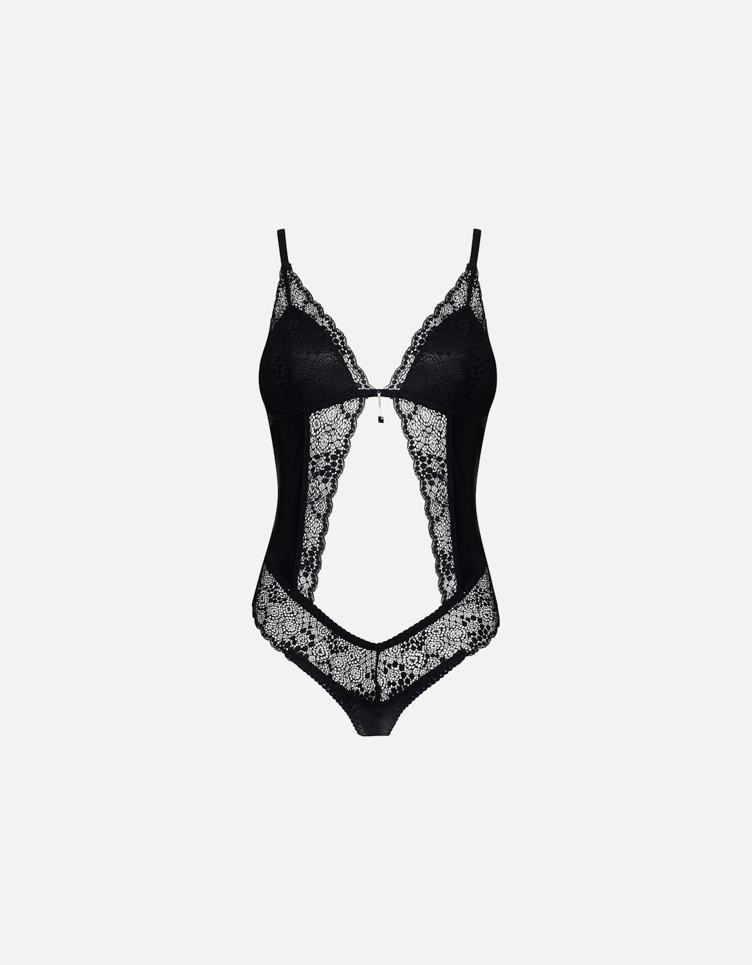 Seductive Teddy Lace by Women - Black Teddies