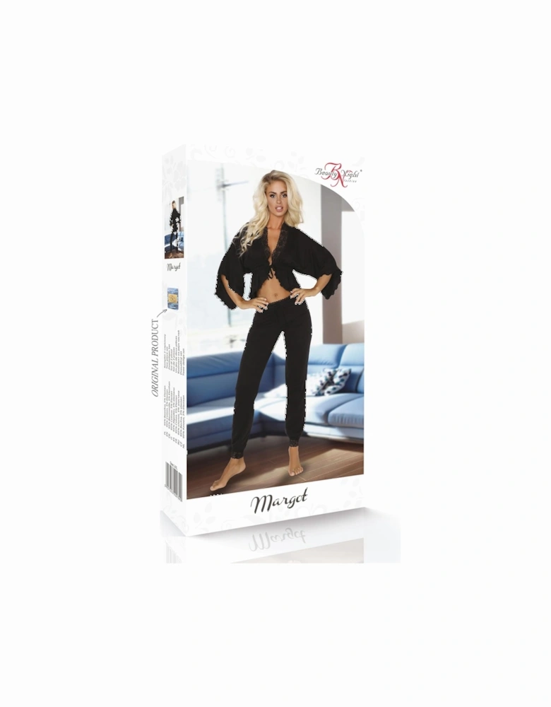 Lace nightwear by Women - Black Pyjamas