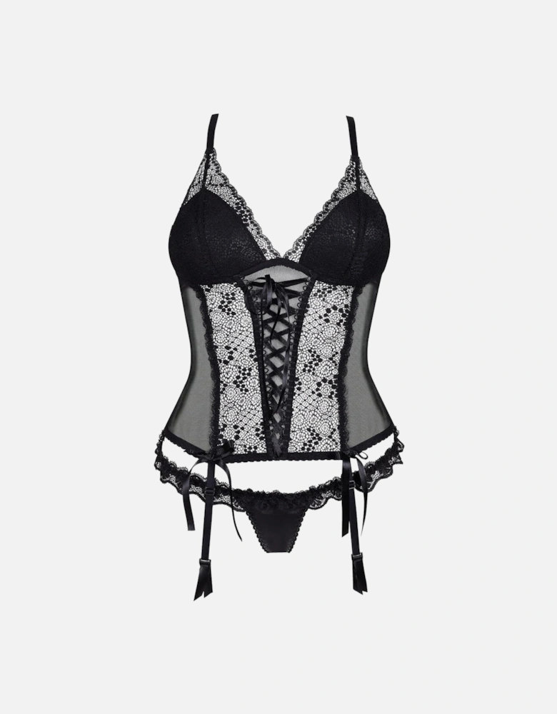 Elegant Corset Lace by Women - Black