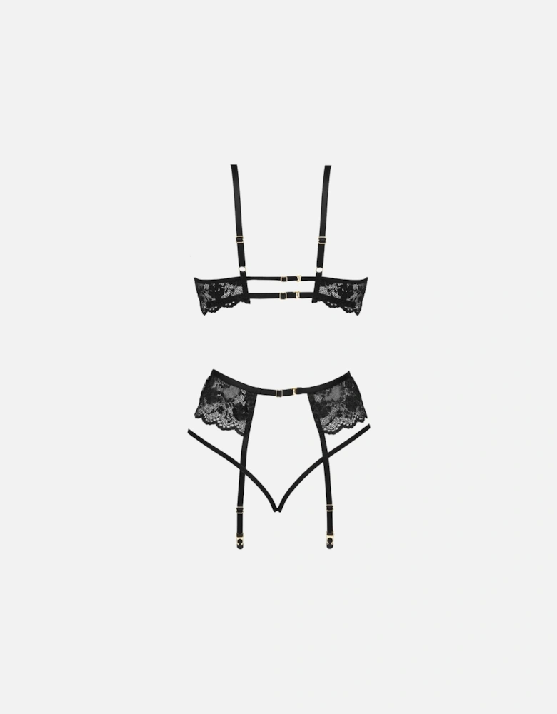 BN Rose Set Black Women Bras