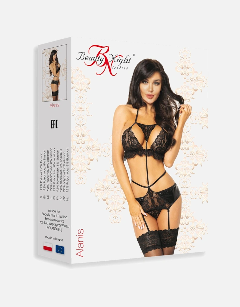Lingerie Set Lace by Women - Black Lingerie Sets