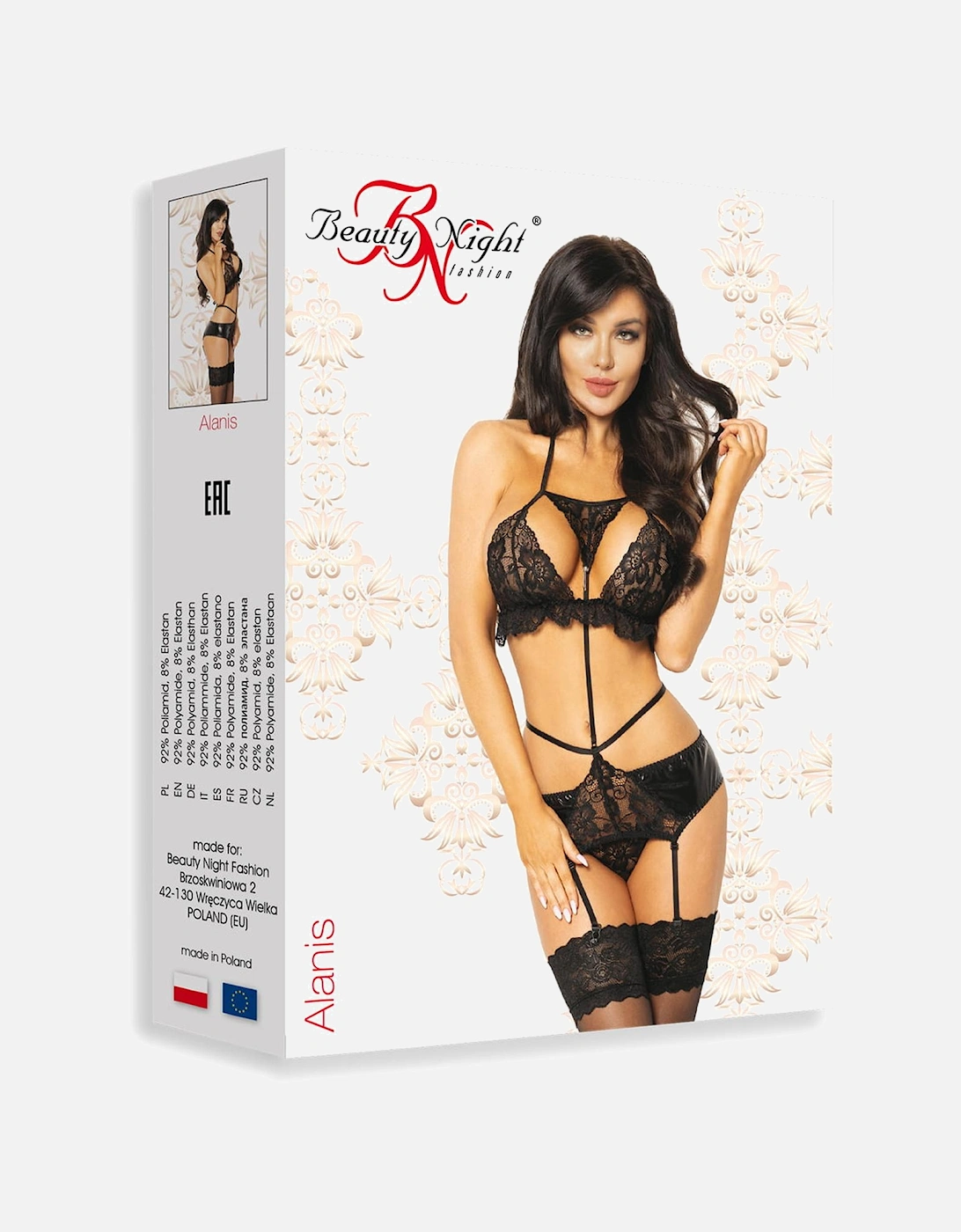 Lingerie Set Lace by Women - Black Lingerie Sets