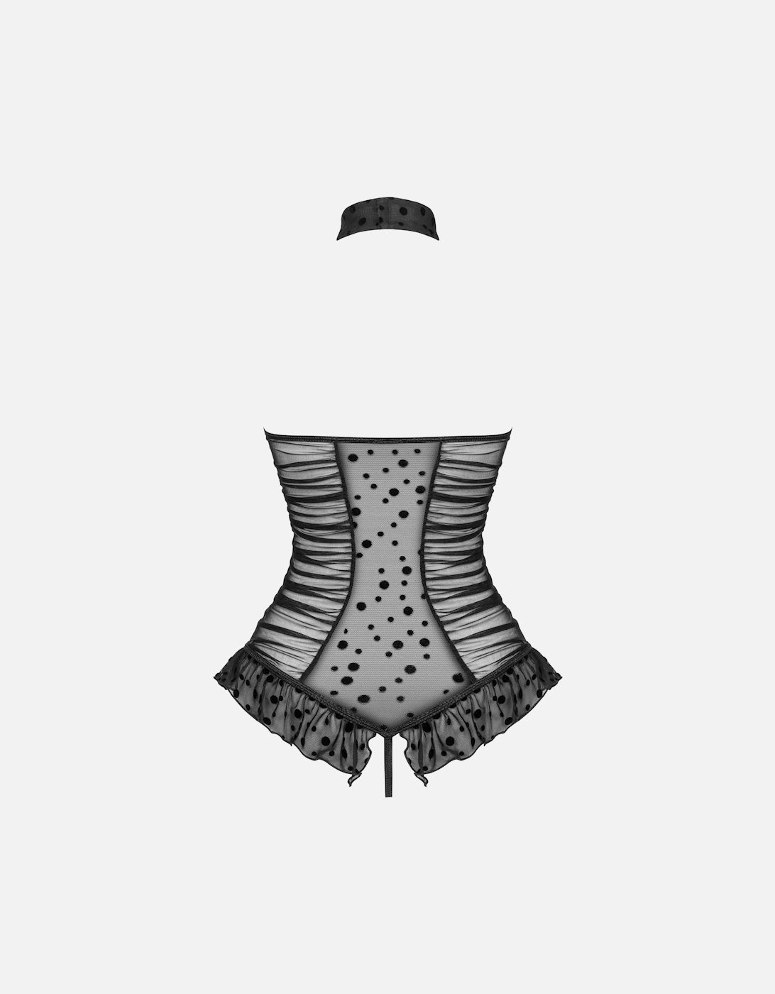 Lingerie Set Crotchless Lace by Women - Black Lingerie Sets
