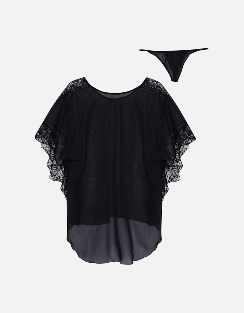 Luxury Bra Lace by Women - Black Chemises