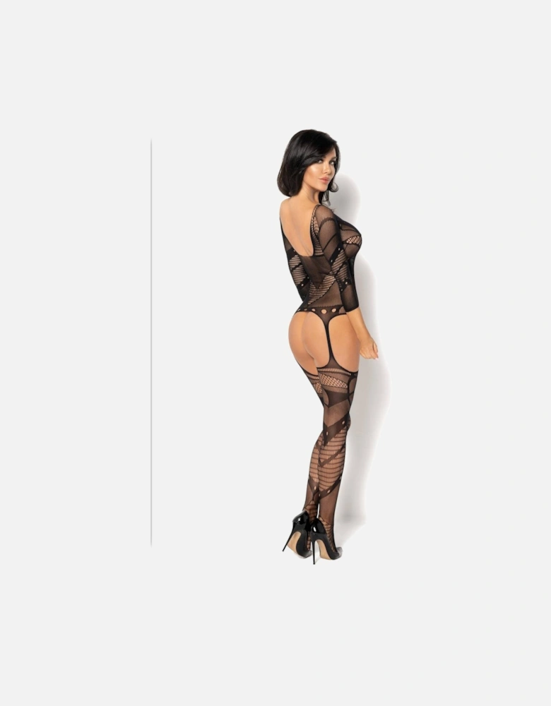 Alluring Bodysuit by Women - Black Bodystockings