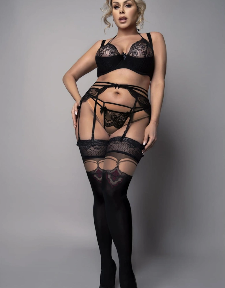 Hosiery by Women - Blackskin Hold Ups