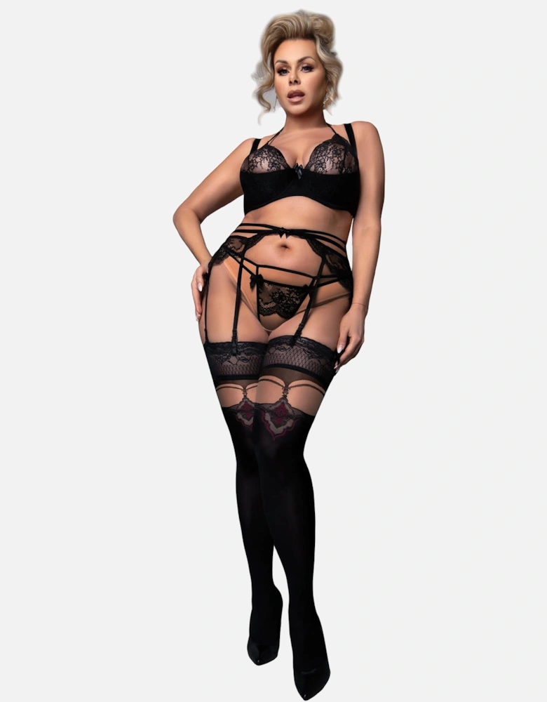 Hosiery by Women - Blackskin Hold Ups