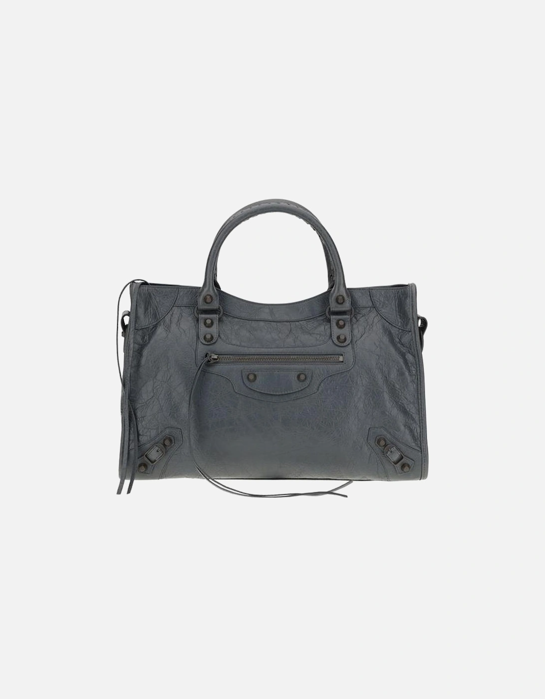 Le City Medium Shoulder Bag with Brass Trim Women - Black, 5 of 4