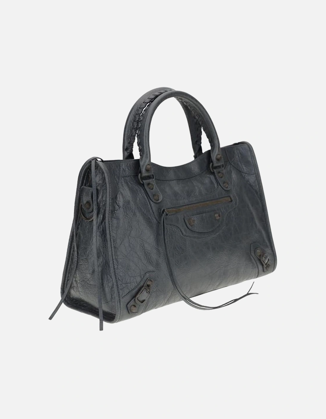 Le City Medium Shoulder Bag with Brass Trim Women - Black