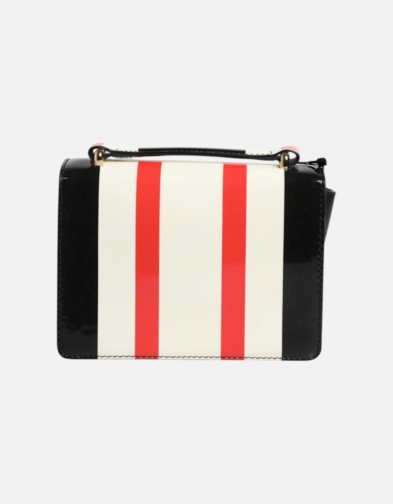 Leather Crossbody Bag with Gold-Tone Hardware Women - Multicolor