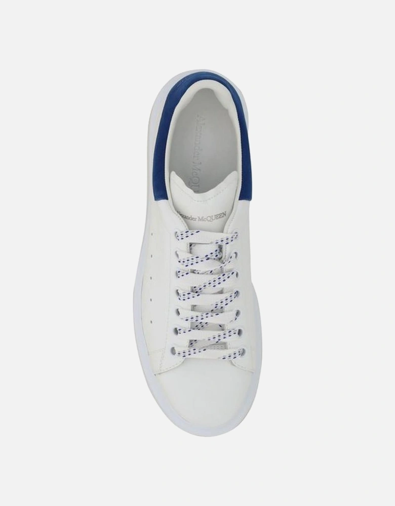Calfskin Lace-Up Sneakers with Suede Detail Women - White