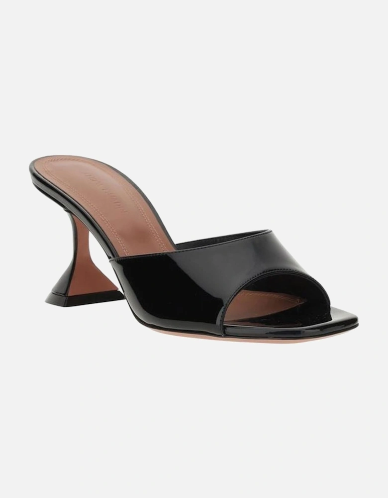 Lupita Sandals with Geometric Heel Women - Black
