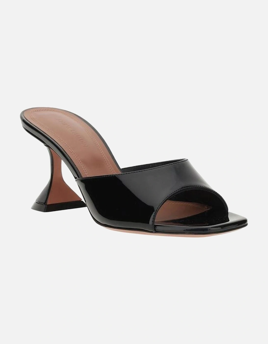 Lupita Sandals with Geometric Heel Women - Black
