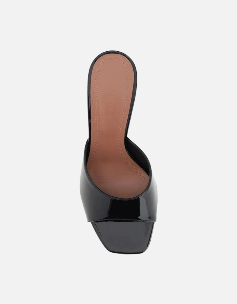 Lupita Sandals with Geometric Heel Women - Black