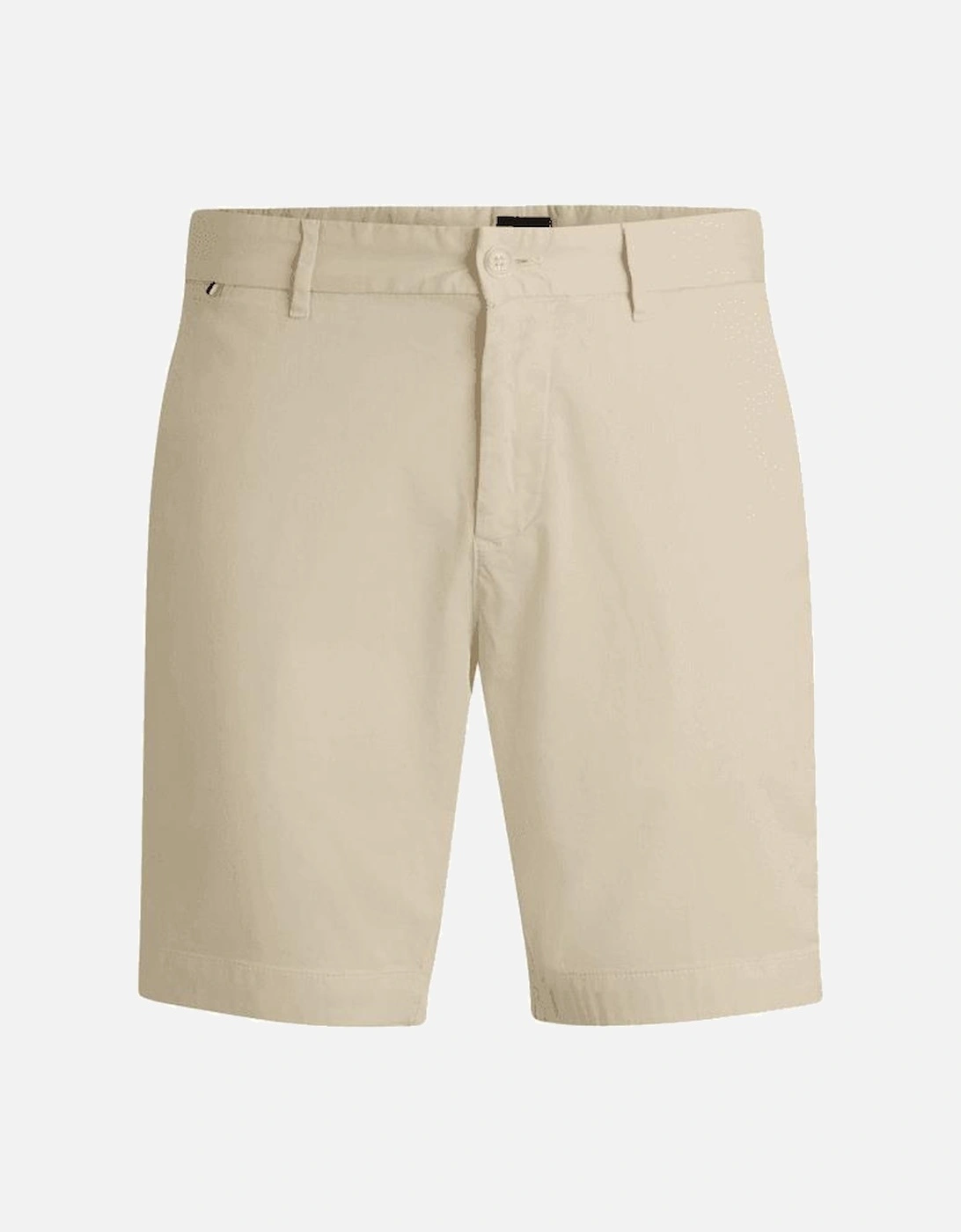 H-Slice Cotton Slim Fit Beige Shorts, 6 of 5