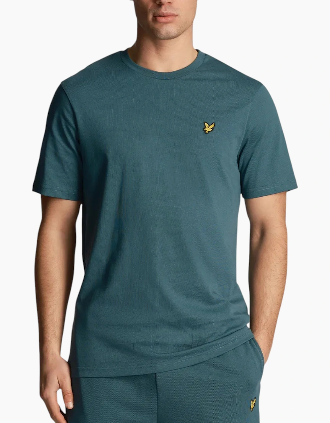 Lyle & Scott Men's Lyle  Scott Mens Short Sleeve T Shirts Regular Fit Crew Neck Summer Cotton Tee - Green