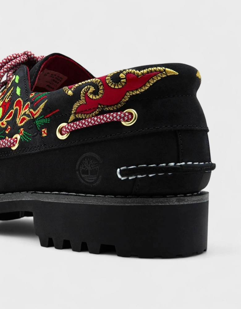 CLOT x 3-Eye Lug Handsewn Boat Black