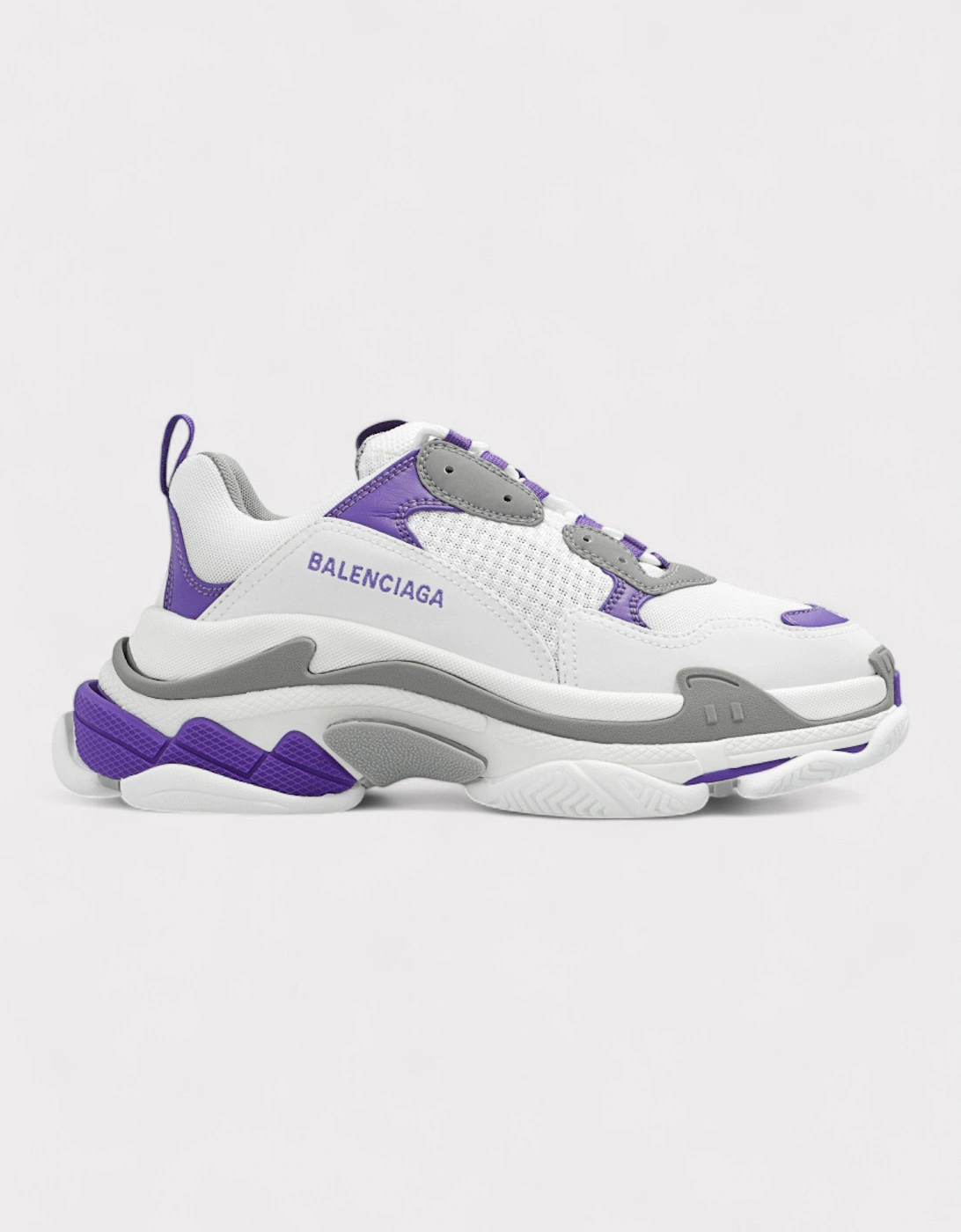 Triple S Wmns White Purple, 5 of 4
