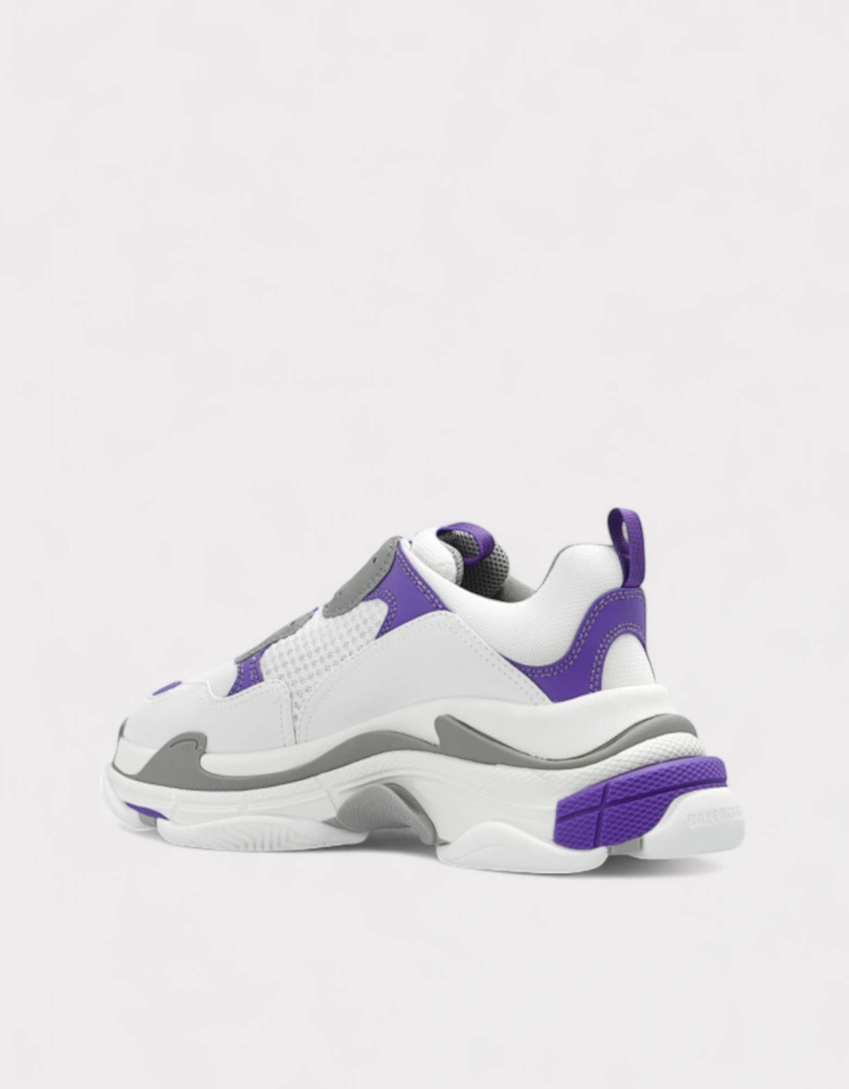 Triple S Wmns White Purple