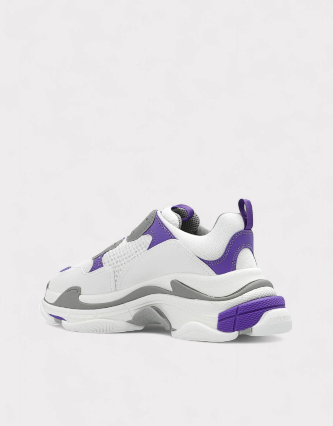 Triple S Wmns White Purple