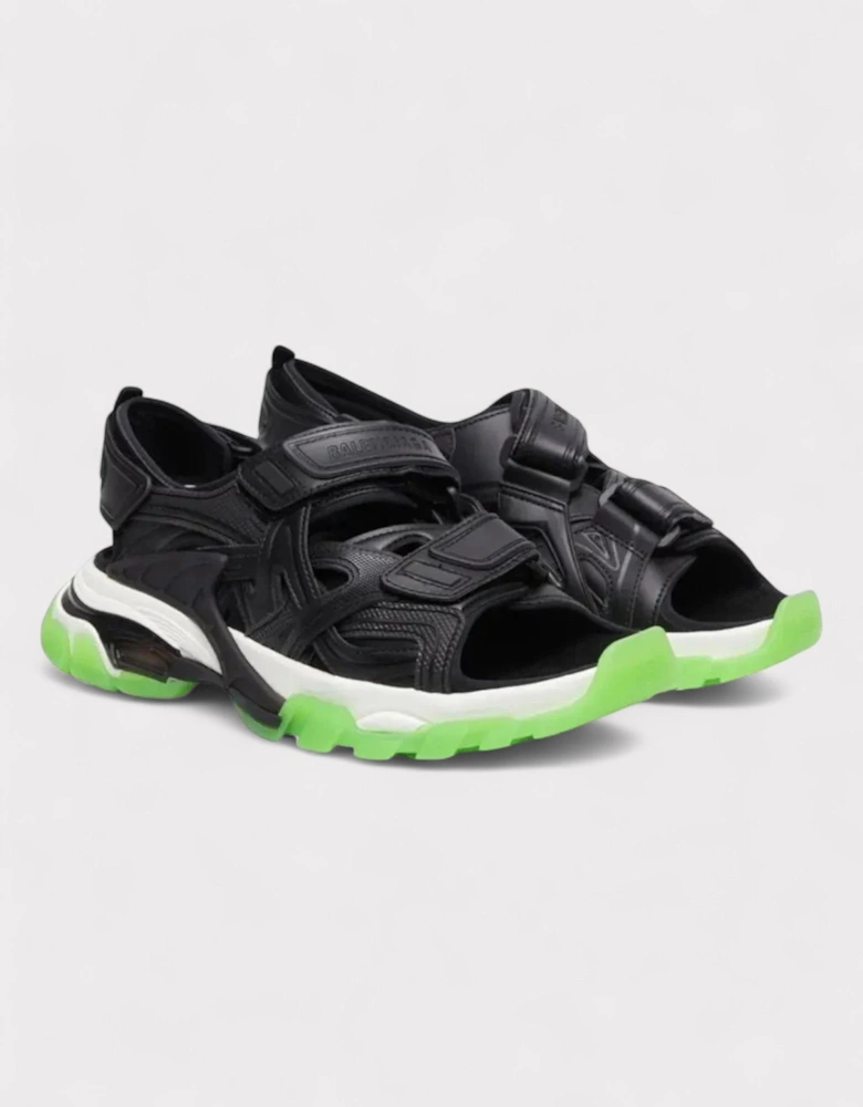 Track Sandals Clearsole Black Green