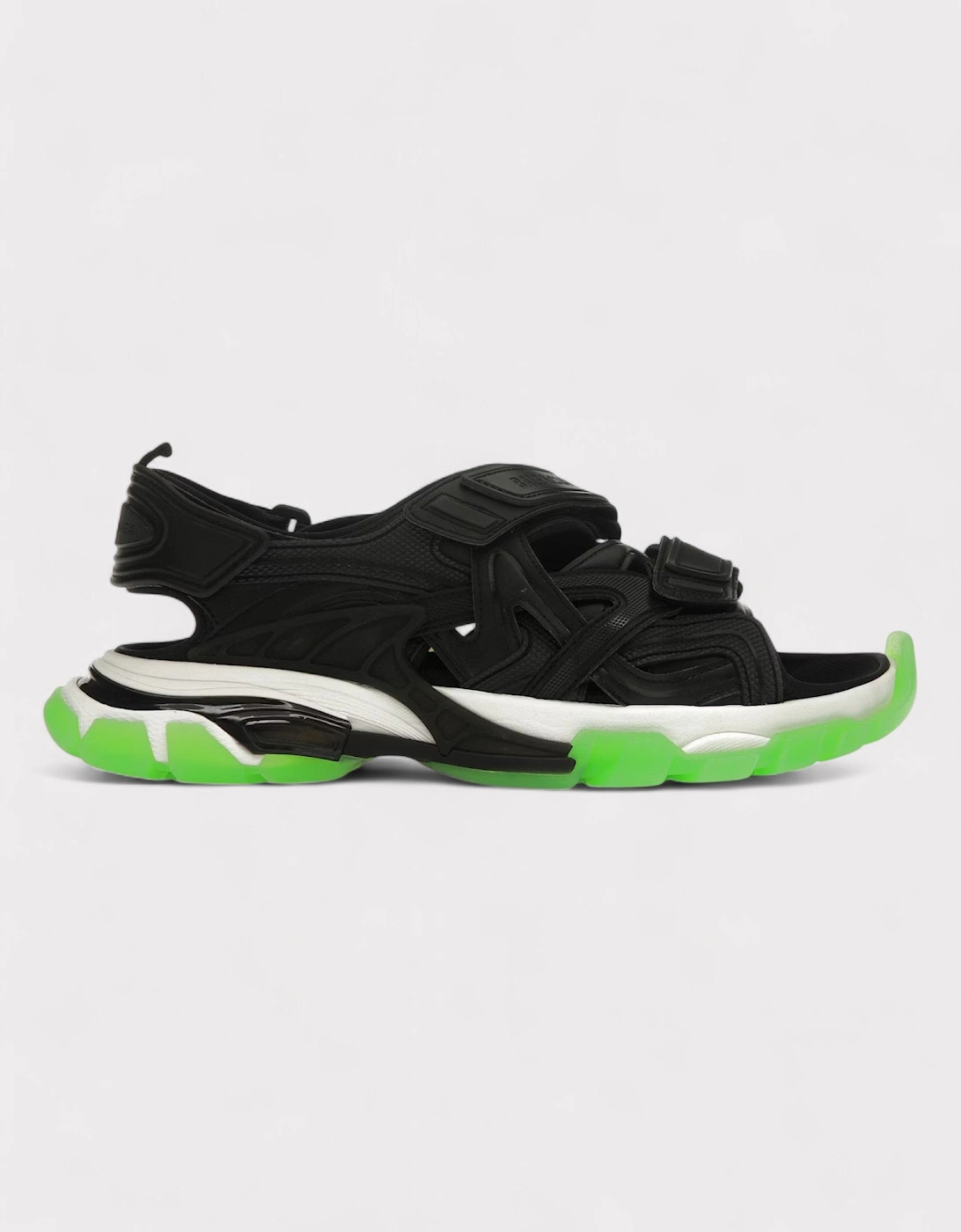 Track Sandals Clearsole Black Green, 6 of 5