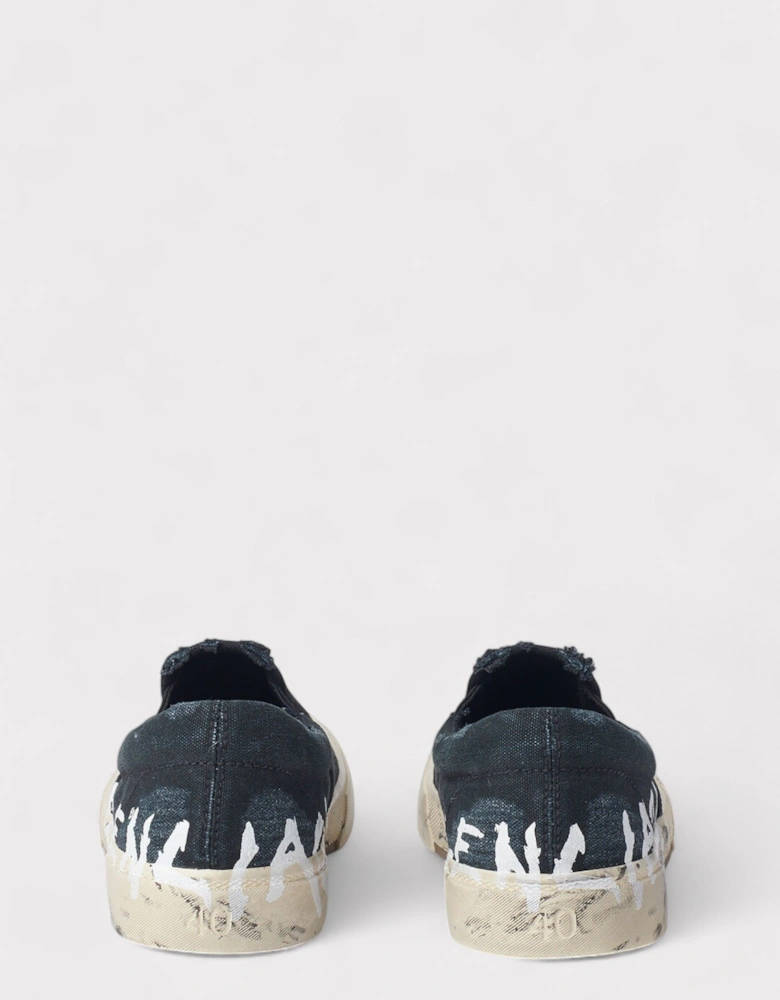 Wmns Paris Slip On Low Black