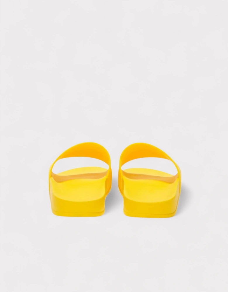 Logo Embossed Sliders Yellow