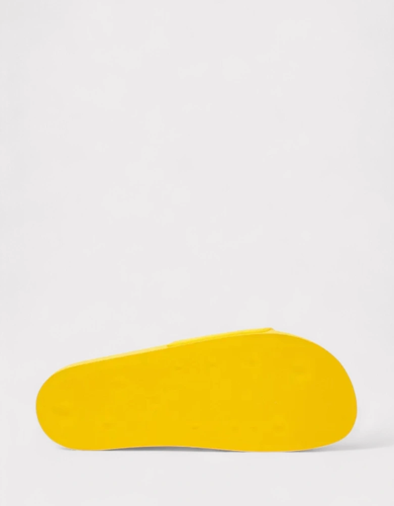 Logo Embossed Sliders Yellow