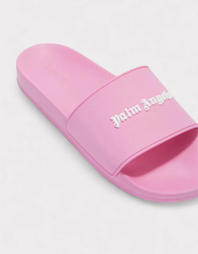 Classic Logo Pool Sliders Pink